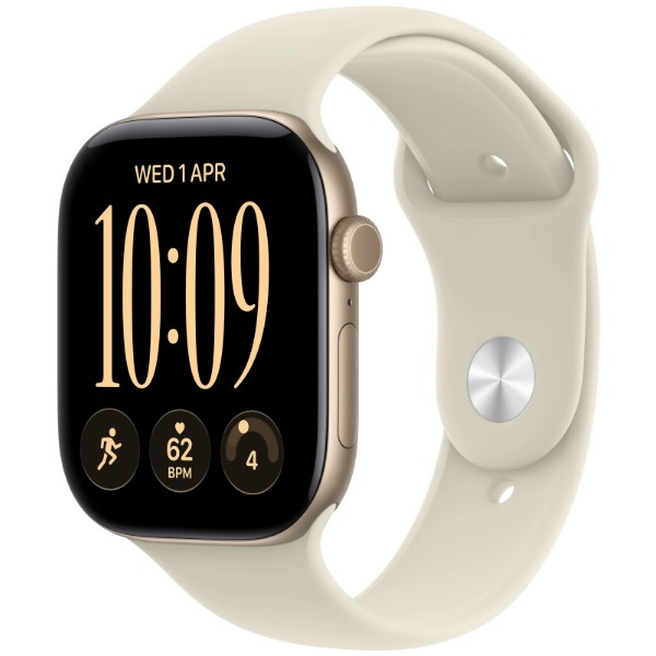 Фото - Смарт-часы Apple Watch Series 12 GPS 42mm Light Gold Aluminium Case with Sand Sport Band - S/M