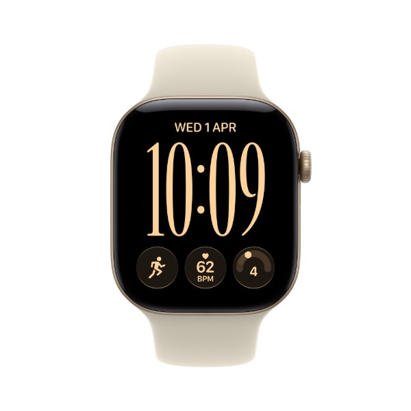 Фото - Смарт-часы Apple Watch Series 12 GPS 46mm Light Gold Aluminium Case with Sand Sport Band - M/L