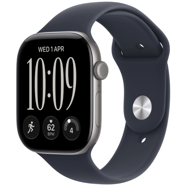 Фото - Смарт-часы Apple Watch Series 12 GPS 46mm Space Grey Aluminium Case with Navy Blue Sport Band - M/L