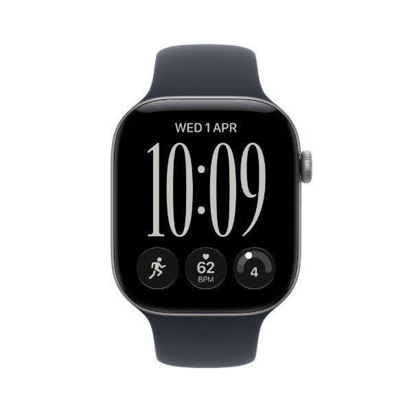 Фото - Смарт-часы Apple Watch Series 12 GPS 46mm Space Grey Aluminium Case with Navy Blue Sport Band - M/L