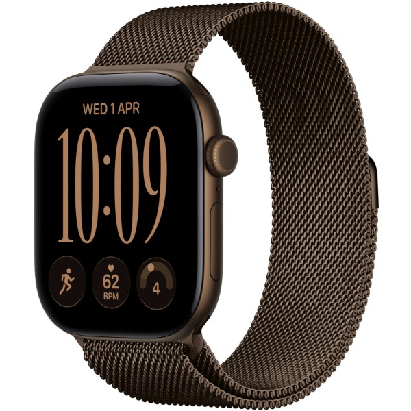 Фото - Смарт-часы Apple Watch Series 12 GPS + eSIM 46mm Dark Bronze Aluminium Case with Dark Bronze Milanese Loop - M/L