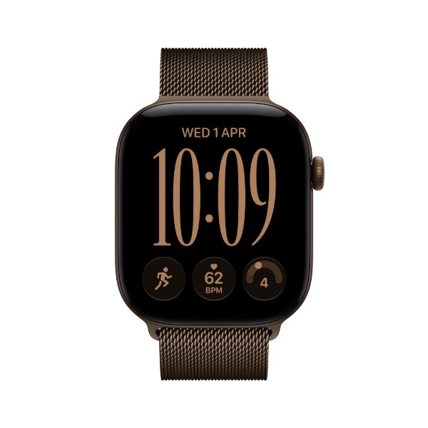 Фото - Смарт-часы Apple Watch Series 12 GPS + eSIM 46mm Dark Bronze Aluminium Case with Dark Bronze Milanese Loop - M/L