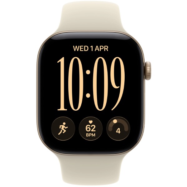 Фото - Смарт-часы Apple Watch Series 12 GPS + eSIM 42mm Light Gold Aluminium Case with Sand Sport Band - M/L