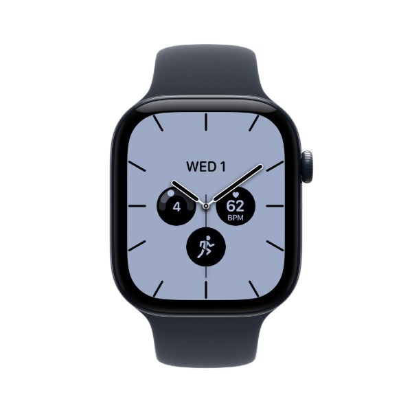 Фото - Смарт-часы Apple Watch Series 12 GPS + eSIM 46mm Night Blue Ceramic Case with Navy Blue Sport Band - S/M