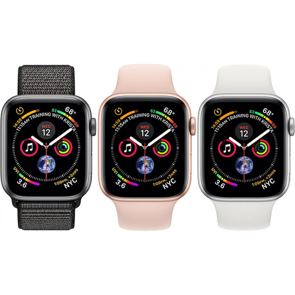 Фото - Смарт-годинник Apple Watch Series 4 GPS 44mm Space Grey Aluminium Case with Black Sport Loop (MU6E2UA/A)