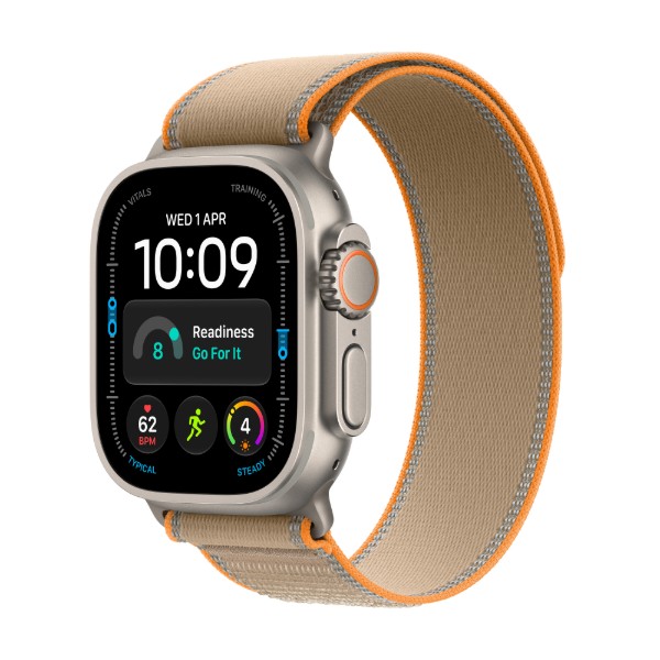 Фото - Смарт-годинник Apple Watch Ultra 4 GPS + eSIM 49mm Natural Titanium Case with Sand Trail Loop - S/M