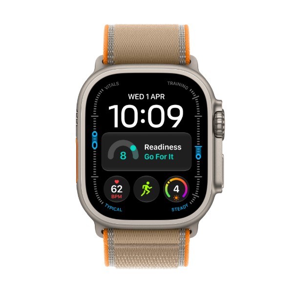 Фото - Смарт-годинник Apple Watch Ultra 4 GPS + eSIM 49mm Natural Titanium Case with Sand Trail Loop - S/M