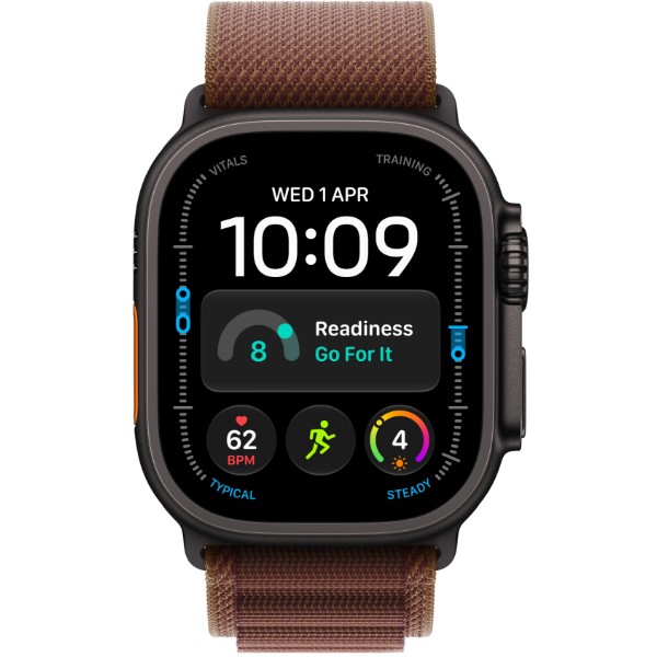 Фото - Смарт-часы Apple Watch Ultra 4 GPS + eSIM 49mm Black Titanium Case with Burgundy Alpine Loop - L