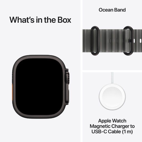 Фото - Смарт-часы Apple Watch Ultra 4 GPS + eSIM 49mm Black Titanium Case with Translucent Black Ocean Band