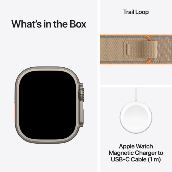 Фото - Смарт-часы Apple Watch Ultra 4 GPS + eSIM 49mm Natural Titanium Case with Sand Trail Loop - M/L