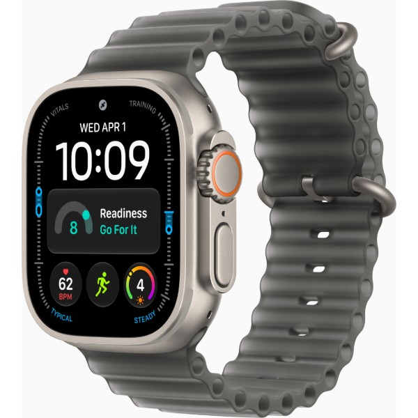 Фото - Смарт-часы Apple Watch Ultra 4 GPS + eSIM 49mm Natural Titanium Case with Translucent Black Band