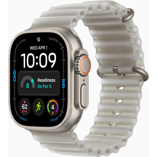 Фото - Смарт-часы Apple Watch Ultra 4 GPS + eSIM 49mm Natural Titanium Case with Translucent Gray Band