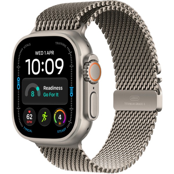 Фото - Смарт-часы Apple Watch Ultra 4 GPS + eSIM 49mm Natural Titanium Case with Natural Titanium Milanese Loop - M