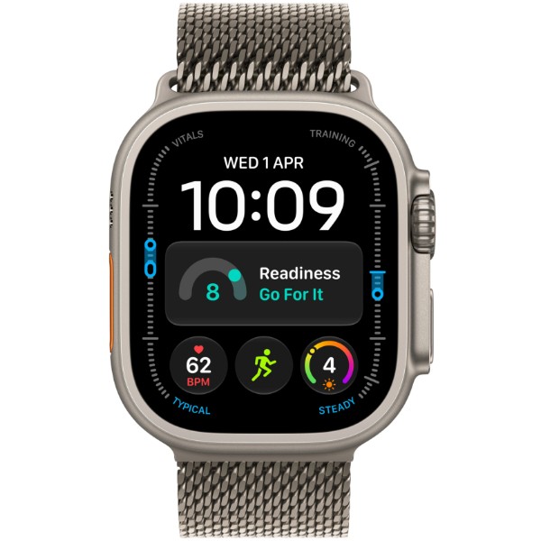 Фото - Смарт-часы Apple Watch Ultra 4 GPS + eSIM 49mm Natural Titanium Case with Natural Titanium Milanese Loop - M