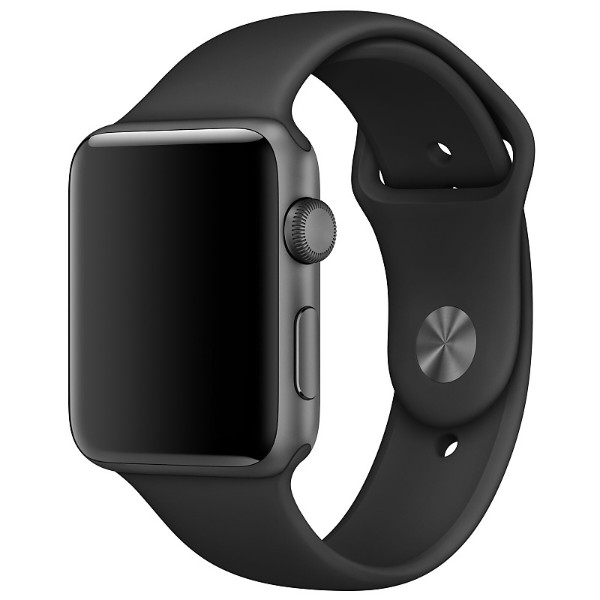 Фото - Ремешок для смарт-часов Apple 42mm Black Sport Band with Space Gray Stainless Steel Pin (MJ4N2)