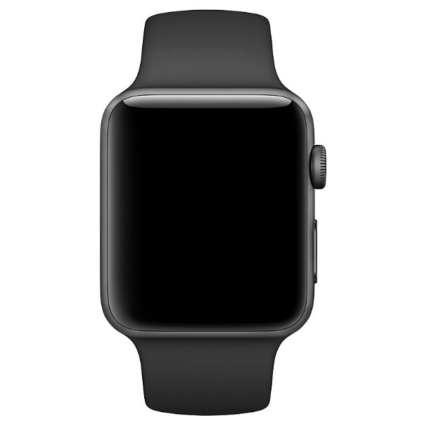 Фото - Ремешок для смарт-часов Apple 42mm Black Sport Band with Space Gray Stainless Steel Pin (MJ4N2)