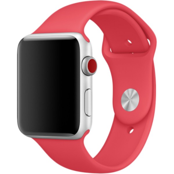 Фото - Ремешок для смарт-часов Apple 42mm Red Raspberry Sport Band - S/M & M/L (MRGW2ZM/A) Фото - Ремешок для смарт-часов Apple 42mm Red Raspberry Sport Band - S/M & M/L (MRGW2ZM/A)