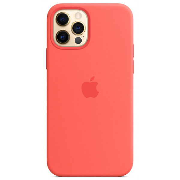 Фото - Чохол для смартфону Apple iPhone 12/12 Pro Silicone Case with MagSafe - Pink Citrus (MHL03)