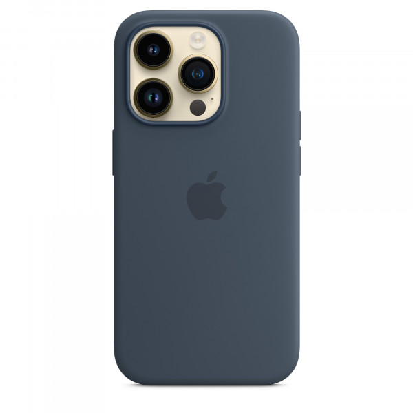Фото - Чохол для смартфону Apple iPhone 14 Pro Silicone Case with MagSafe - Storm Blue (MPTF3)