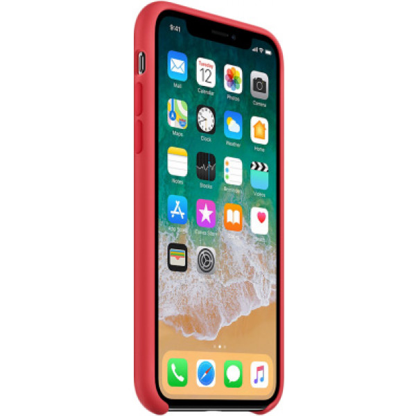 Фото - Чехол для смартфона Apple iPhone X Silicone Case - Red Raspberry (MRG12ZM/A)