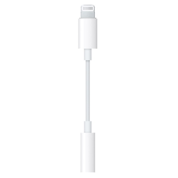 Фото - Перехідник аудіо Apple Lightning - 3.5 mm White (MMX62ZM/A)
