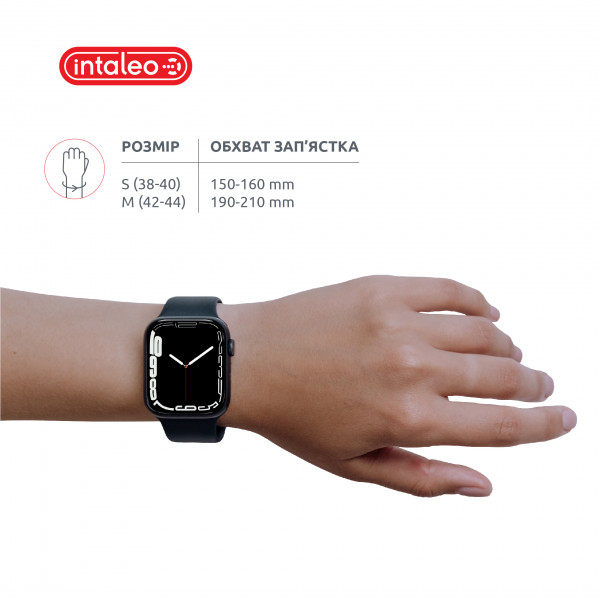 Фото - Ремінець для смарт-годинника Intaleo Silicone for Apple Watch 42/44 mm 
Dark blue (1283126494376)