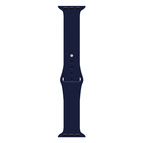 Фото - Ремінець для смарт-годинника Intaleo Silicone for Apple Watch 42/44 mm 
Dark blue (1283126494376)