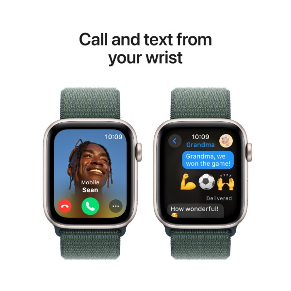 Фото - Смарт-часы Apple Watch SE GPS 40mm Starlight Aluminium Case with Lake Green Sport Loop