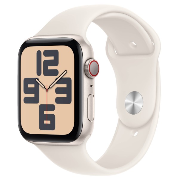 Фото - Смарт-часы Apple Watch SE GPS + eSIM 40mm Starlight Aluminium Case with Starlight Sport Band - S/M