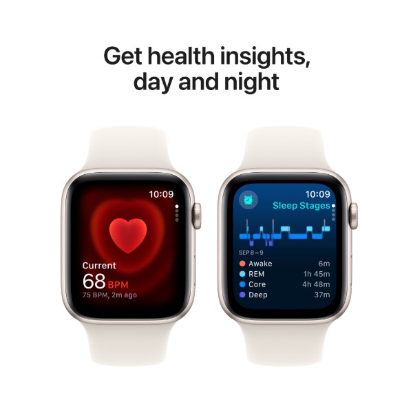 Фото - Смарт-часы Apple Watch SE GPS + eSIM 40mm Starlight Aluminium Case with Starlight Sport Band - S/M