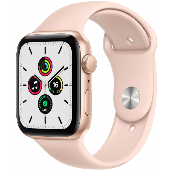 Фото - Смарт-годинник Apple Watch SE 44mm Gold Aluminium Case with Pink Sand Sport Band
