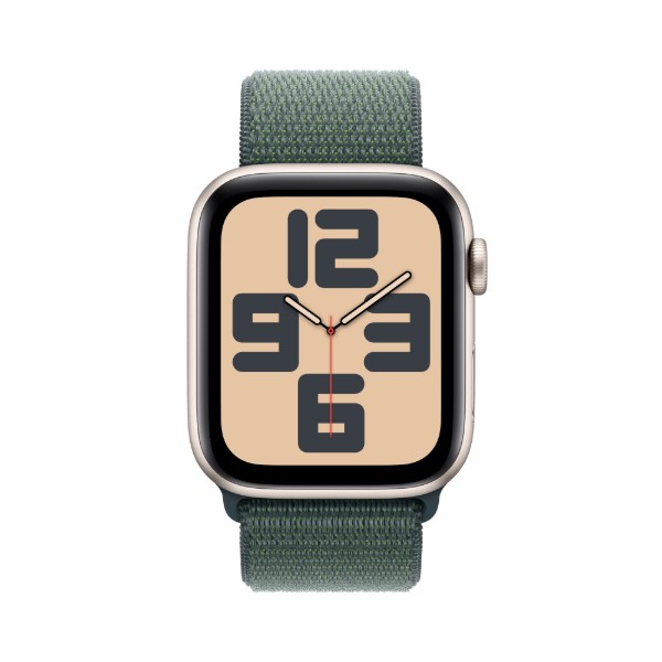 Фото - Смарт-часы Apple Watch SE GPS 44mm Starlight Aluminium Case with Lake Green Sport Loop