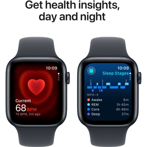 Фото - Смарт-часы Apple Watch SE GPS + eSIM 44mm Midnight Aluminium Case with Midnight Sport Band - S/M