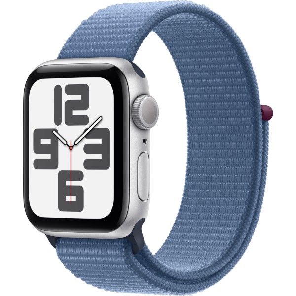 Фото - Смарт-часы Apple Watch SE GPS 40mm Silver Aluminium Case with Winter Blue Sport Loop Фото - Смарт-часы Apple Watch SE GPS 40mm Silver Aluminium Case with Winter Blue Sport Loop