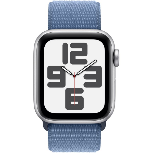 Фото - Смарт-часы Apple Watch SE GPS 40mm Silver Aluminium Case with Winter Blue Sport Loop