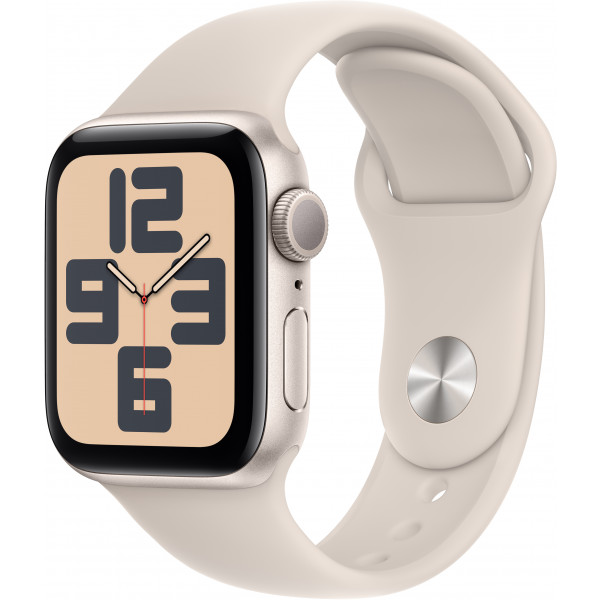 Фото - Смарт-часы Apple Watch SE GPS 40mm Starlight Aluminium Case with Starlight Sport Band - M/L