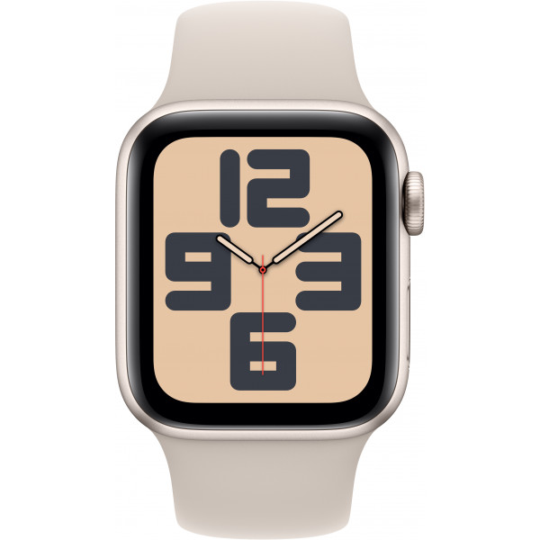 Фото - Смарт-часы Apple Watch SE GPS 40mm Starlight Aluminium Case with Starlight Sport Band - M/L