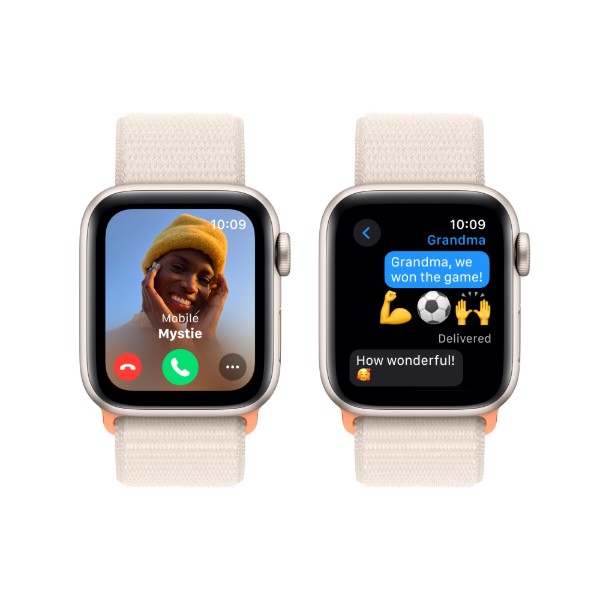 Фото - Уценка - Смарт-часы Apple Watch SE GPS 40mm Starlight Aluminium Case with Starlight Sport Loop