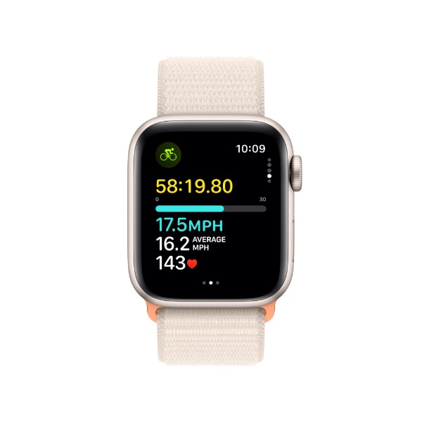 Фото - Уценка - Смарт-часы Apple Watch SE GPS 40mm Starlight Aluminium Case with Starlight Sport Loop