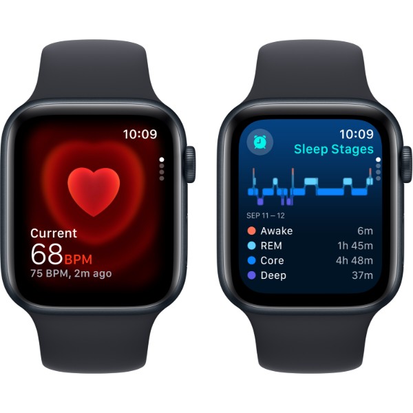 Фото - Смарт-часы Apple Watch SE GPS 44mm Midnight Aluminium Case with Midnight Sport Band - S/M