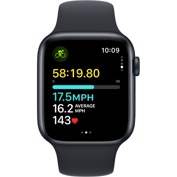 Фото - Смарт-часы Apple Watch SE GPS 44mm Midnight Aluminium Case with Midnight Sport Band - S/M