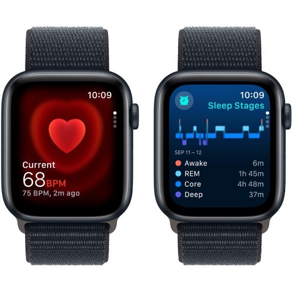 Фото - Смарт-годинник Apple Watch SE GPS 44mm Midnight Aluminium Case with Midnight Sport Loop
