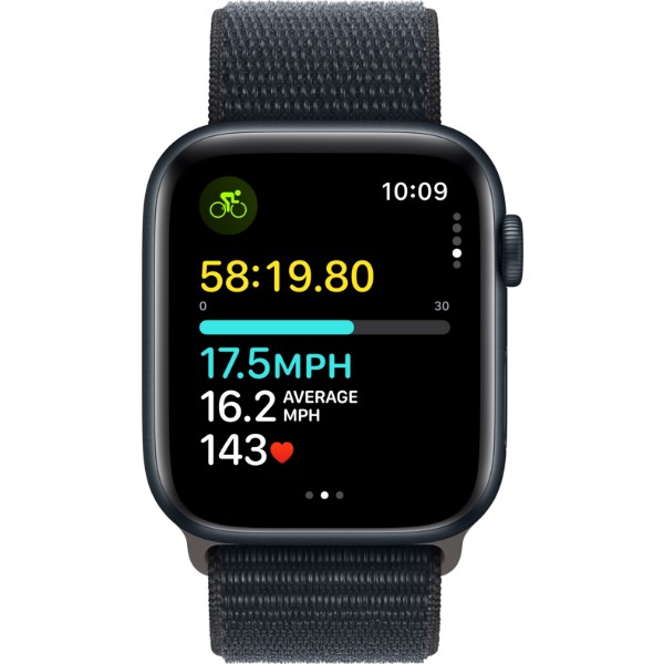 Фото - Смарт-годинник Apple Watch SE GPS 44mm Midnight Aluminium Case with Midnight Sport Loop