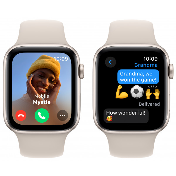 Фото - Смарт-годинник Apple Watch SE GPS 40mm Starlight Aluminium Case with Starlight Sport Band - S/M