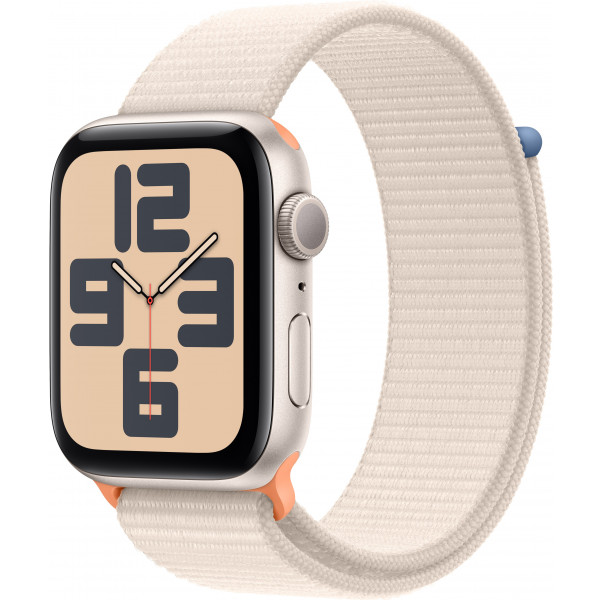 Фото - Смарт-часы Apple Watch SE GPS 44mm Starlight Aluminium Case with Starlight Sport Loop