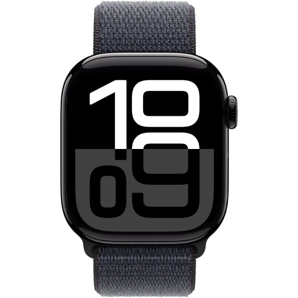 Фото - Смарт-годинник Apple Watch Series 10 GPS 42mm Jet Black Aluminium Case with Ink Sport Loop