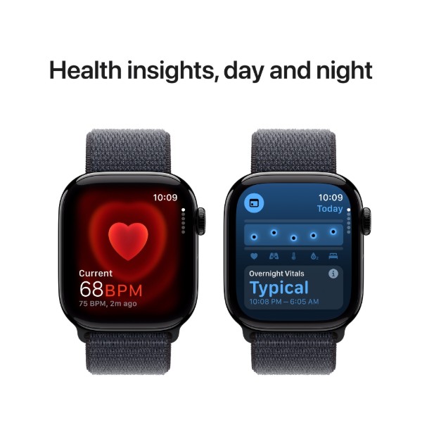 Фото - Смарт-годинник Apple Watch Series 10 GPS 42mm Jet Black Aluminium Case with Ink Sport Loop
