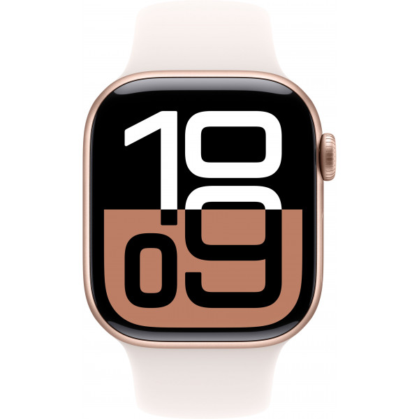 Фото - Смарт-часы Apple Watch Series 10 GPS 42mm Rose Gold Aluminium Case with Light Blush Sport Band - M/L