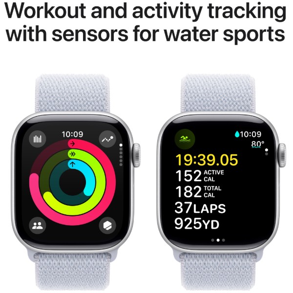 Фото - Смарт-часы Apple Watch Series 10 GPS 42mm Silver Aluminium Case with Blue Cloud Sport Loop