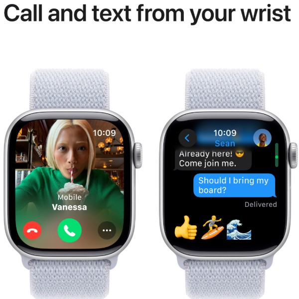 Фото - Смарт-часы Apple Watch Series 10 GPS 42mm Silver Aluminium Case with Blue Cloud Sport Loop